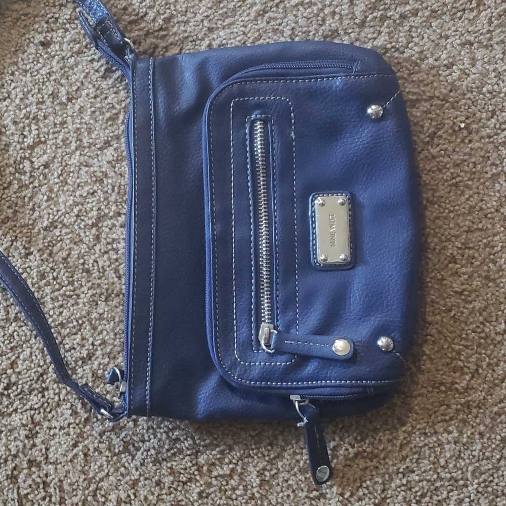 Nine West navy blue crossbody bag